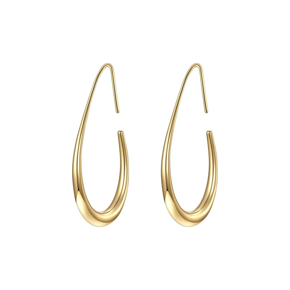 Sonnenbeschienene Creolen | Gold