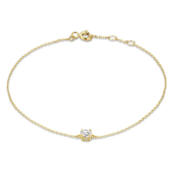Bracelet Cléa Pierre de Moissanite | Or