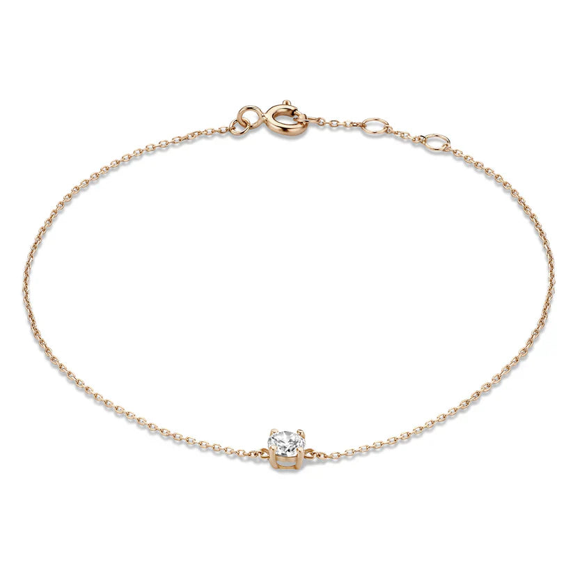 Bracelet Cléa Pierre de Moissanite | Or