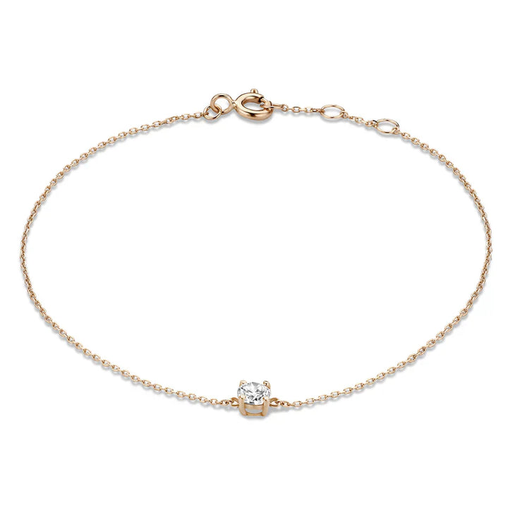 Bracelet Cléa Pierre de Moissanite | Or